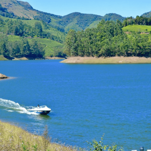 Boating at Lake Periyar